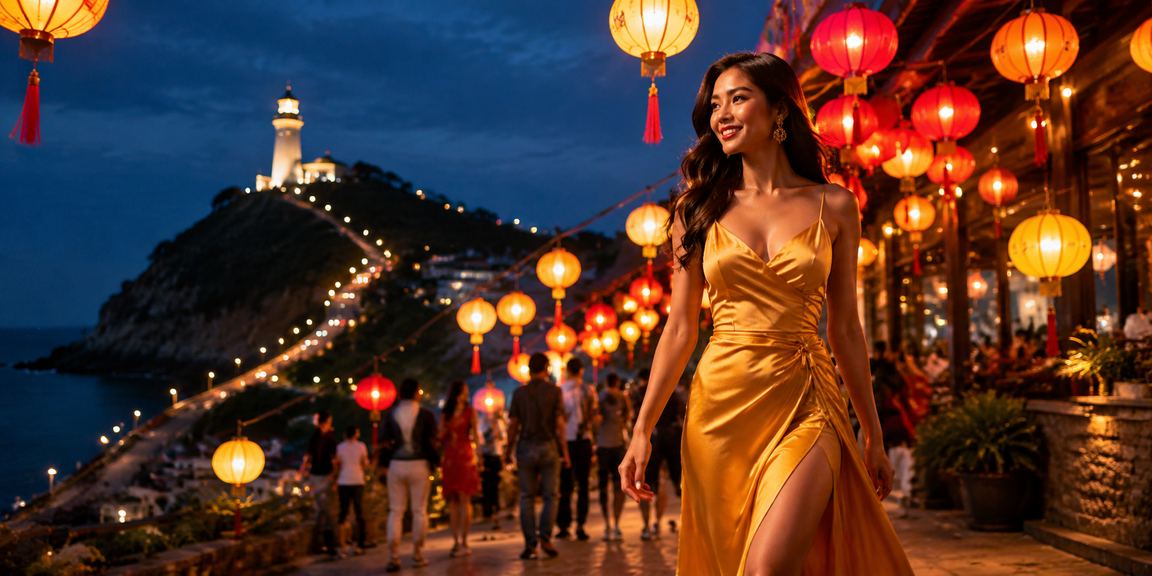 Không khí giải trí và casino sôi động tại chợ đêm Vũng Tàu